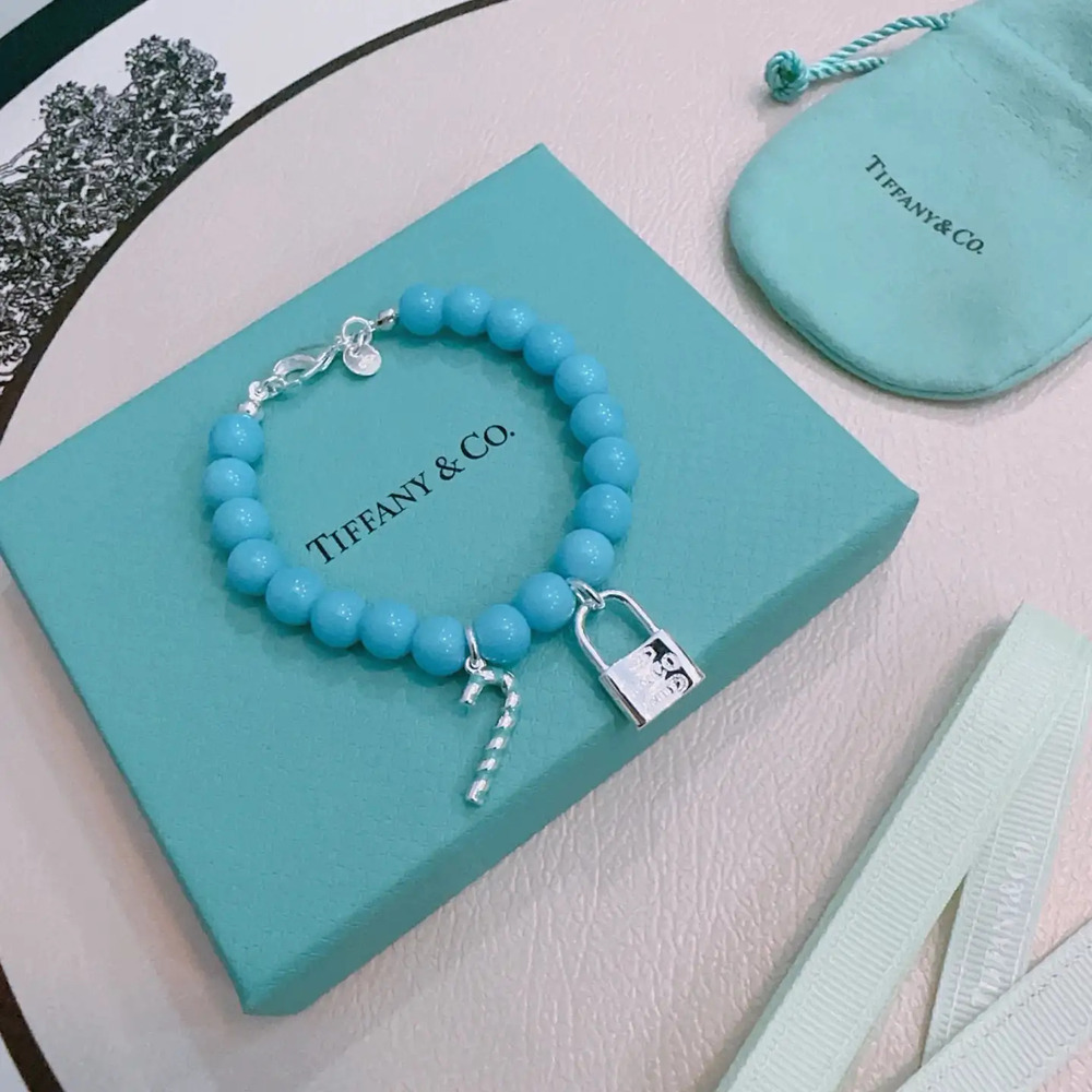 Tiffany & Co. Blue Beaded Bracelet